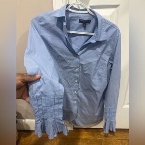 Banana Republic Sky Blue Riley Shirt Size: 8